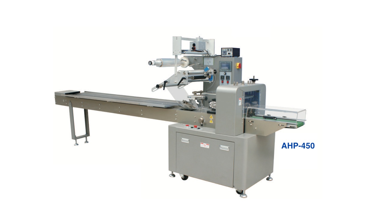 Dual-Inverter Horizontal Flow Wrapping Machine Ouya AHP-450