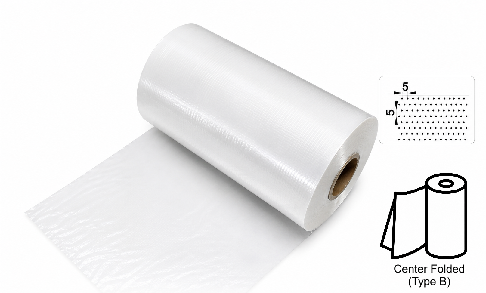 POF Shrink Film Hot Needle Micro-Perforated
