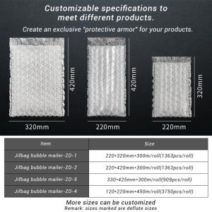 JifBag® Bubble Mailer Film Rolls